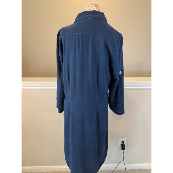 Soft‎ Surroundings Medium navy Dress Lyocell / Rayon blend Size Med - Picture 3 of 8